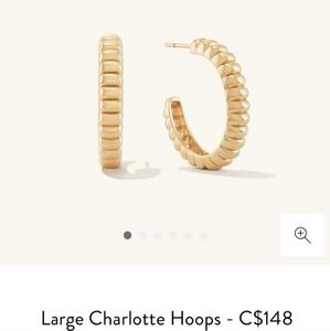 Mejuri Large Charlotte hoops